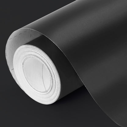 Black Wrapping Paper, 2 Roll 17inch x 33ft Matte Metallic Black Solid Color Gift Wrapping Paper Perfect for Graduation Gifts, Father's Day, Baby Shower, Birthday, Christmas, Wedding, DIY Invitations