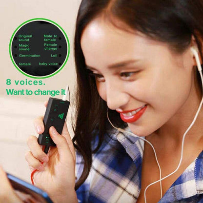 Moontie Voice Changer, Voice Changer for Adults Sound Maching Handheld Microphone Voice Changer Sound Effects Machine for Kids, for Friends Voice Changer Voice Changer Ghostface Voice Changer
