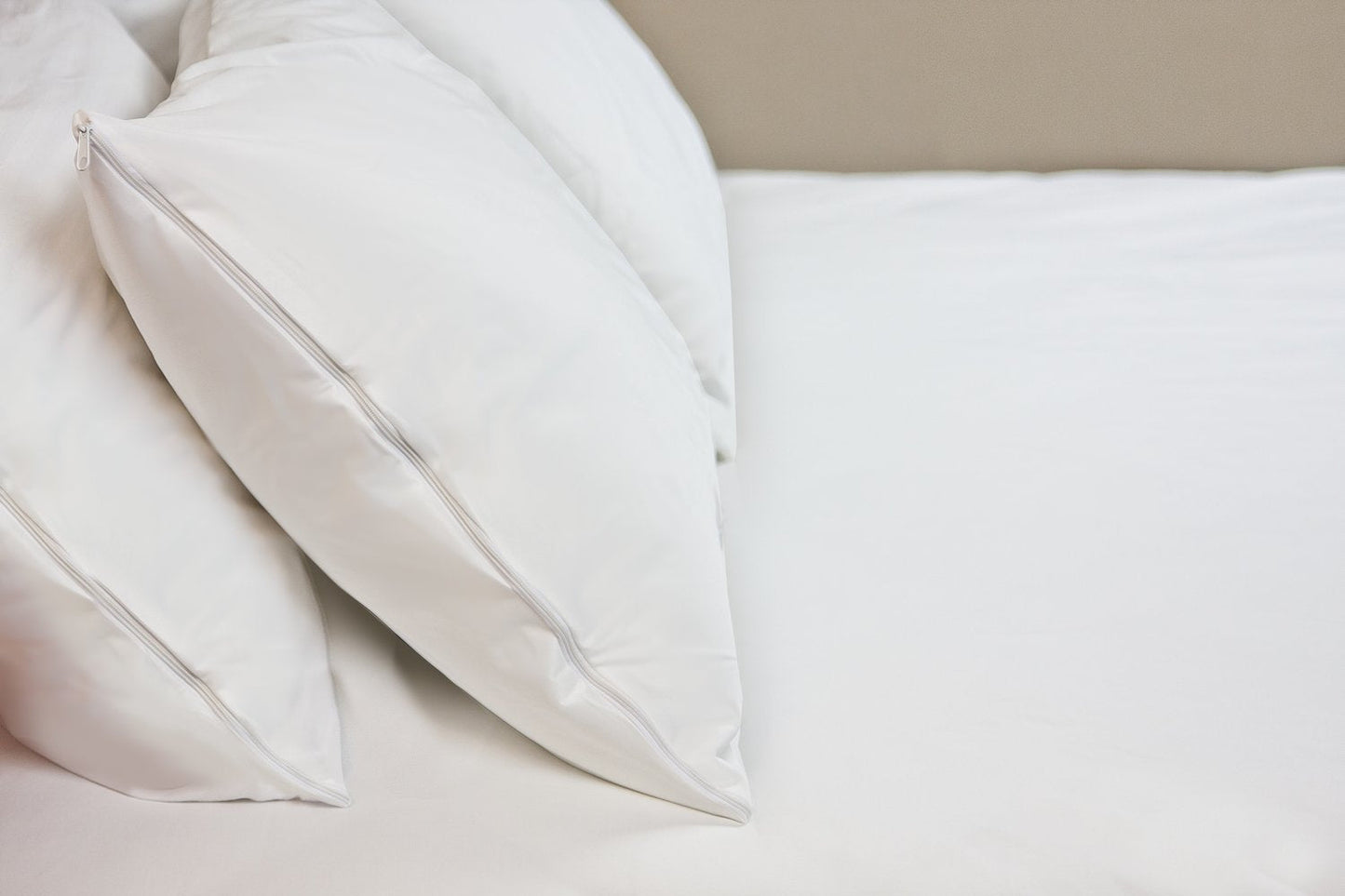 HOSPITOLOGY PRODUCTS Pillow Encasement- Zippered Bed Bug Dust Mite Proof Hypoallergenic - Sleep Defense System - Queen - Waterproof - Set of 2 - 20" H x 30" W