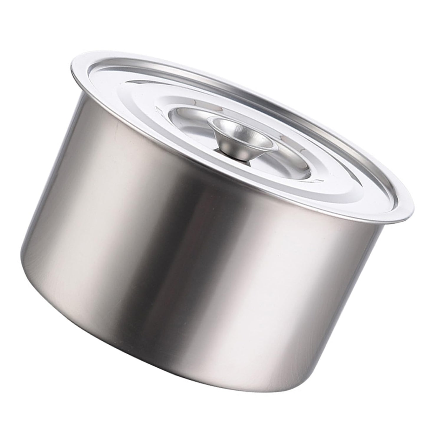 Generic Stainless Steel Sugar Bowls with Lid, Small Condiment Containers for Serving Sugar, Pepper, Salt, Spice, for Home and Kitchen (6.3x6.49x3.46inch), Sliver, Generic20240320
