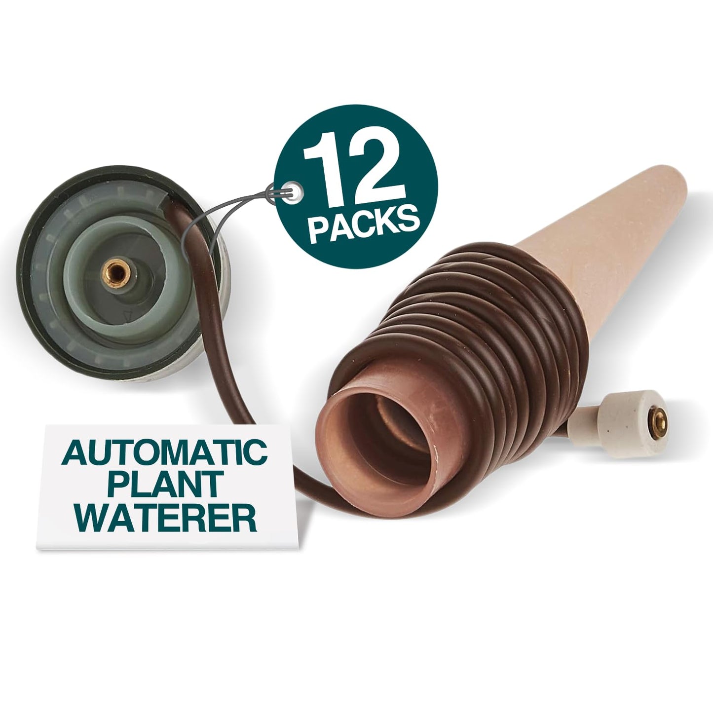 Blumat Classic Plant Watering Stakes - Self-Watering Insert for Indoor and Outdoor Plants - Automatic Slow Release Irrigation System for Potted Plants - Houseplant Care Device (12 Pack)