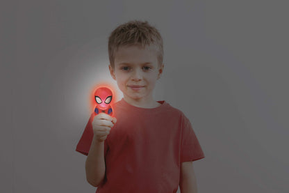 LEXIBOOK Spider-Man Color NightLight for children's room, color change, smooth light, Battery, Blue/Red, NLJ01SP