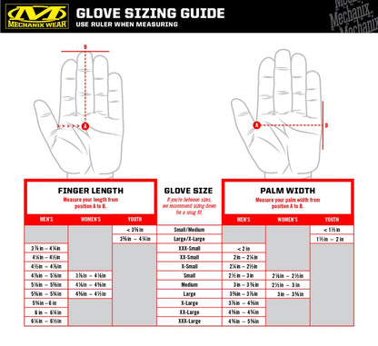 Mechanix Wear Hi-Viz M-Pact® Gloves (X-Large, Fluorescent Orange)