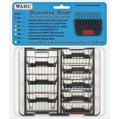 Wahl Professional Animal Stainless Steel Guide Combs #3390