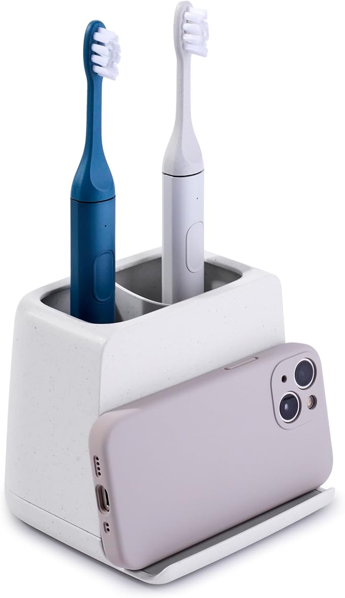 YouCopia The Ledge Toothbrush Holder, Bathroom Vanity Counter Organizer