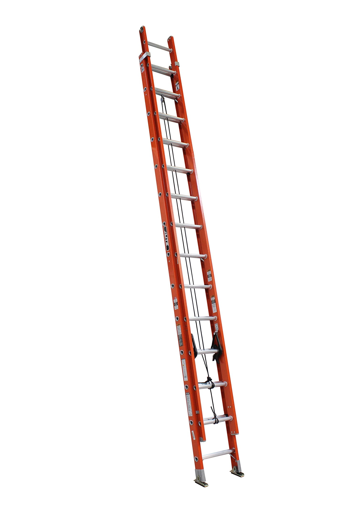 24-Foot 300-LB Fiberglass Extension & 8-Foot 250-LB Fiberglass Step Ladders Bundle