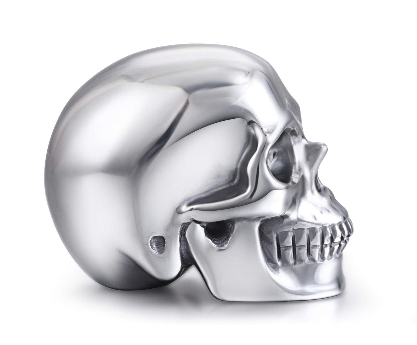 Skullis 2.0" Tera-Hertz Crystal Skull, Hand Carved Gemstone Fine Art Sculpture, Reiki Healing Stone Statue. z8