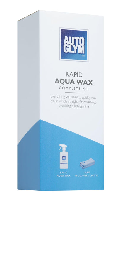 Autoglym Rapid Aqua Wax , 500ml - Complete Car Wax Kit Made To Protect All Exterior Surfaces Including Car Paint, Rubber And Glass