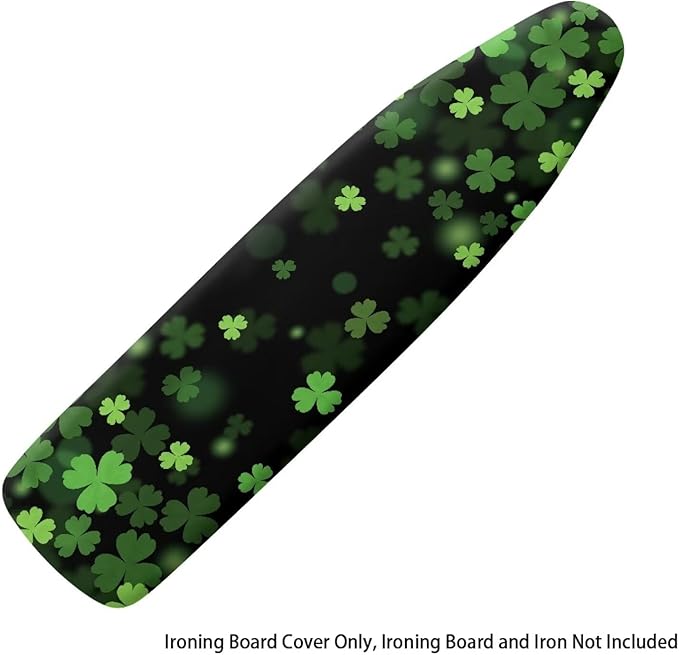 Green Leaves Ironing Board Cover Universal Iron Board Covers Heavy Duty Padded