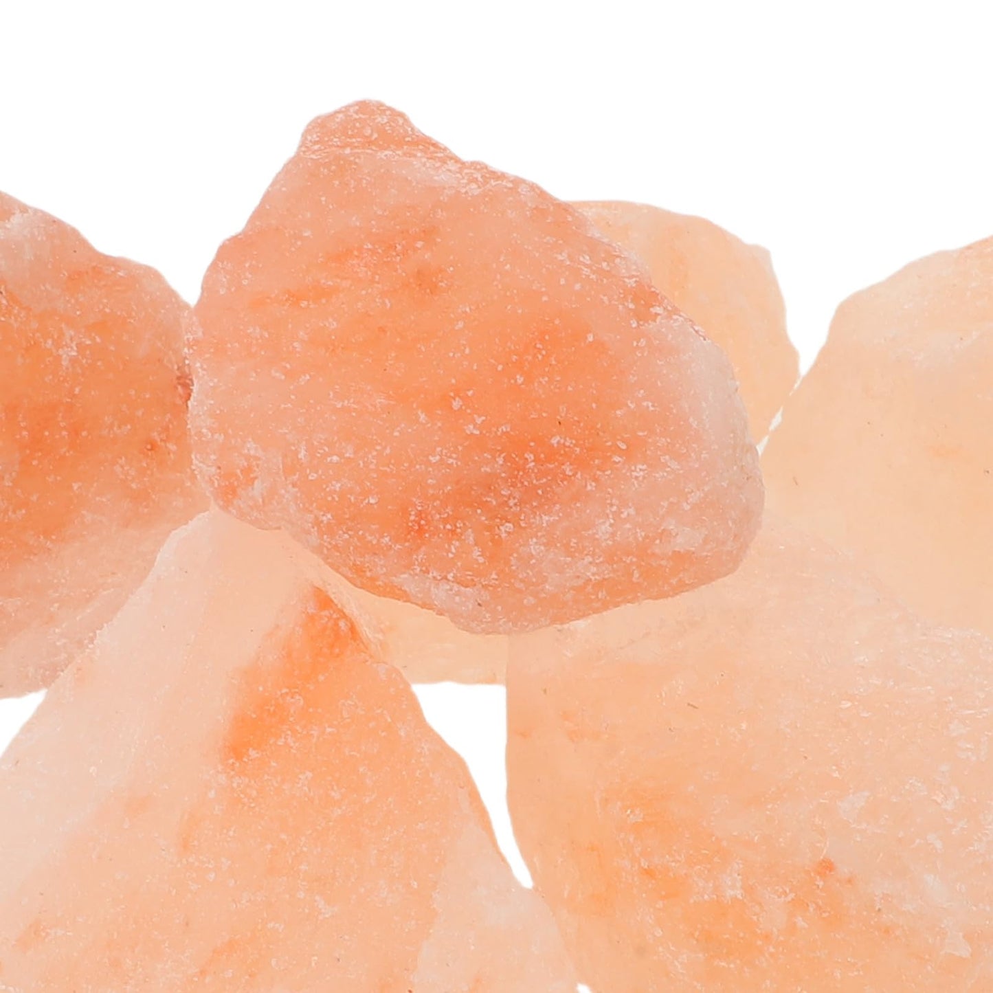 NIYANGLE Natural Pink Salt Rocks 2.2 Pounds Crystal Salt Chunks 2-4cm Stones for Aromatherapy Lamps Home Décor and Relaxation