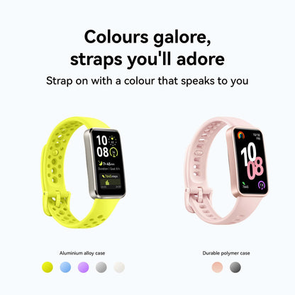 HUAWEI Band 10 Smartwatch up to 14 Days Battery Life, iOS & Android, Average Sleep HRV and Sleep Insights with an AI-powered Fitness Monitoring Tracker, Sleep Breathing Awareness, Fast Charging, Black