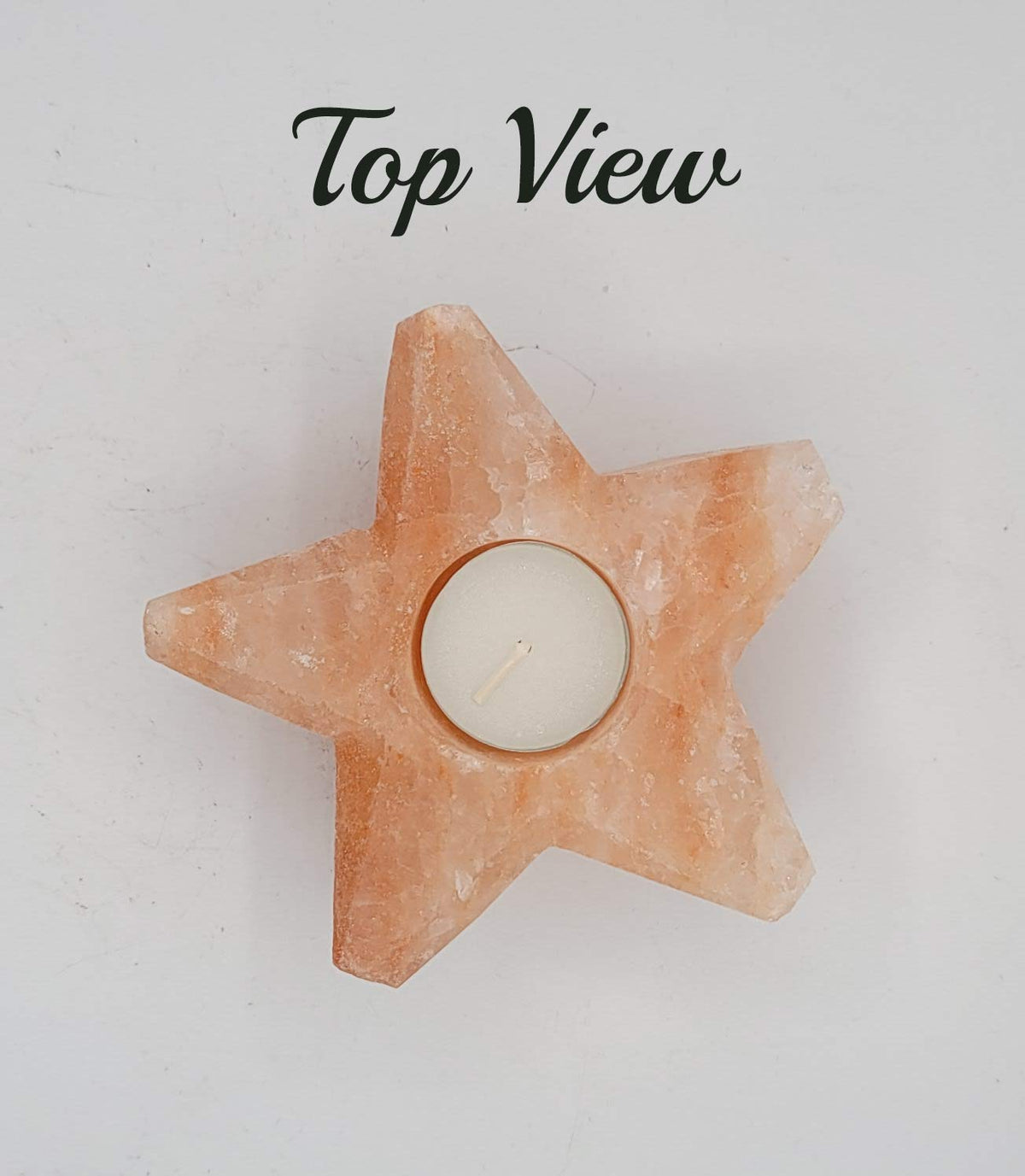 NB Himalayan Pink Salt Tea Light Holder (Star)