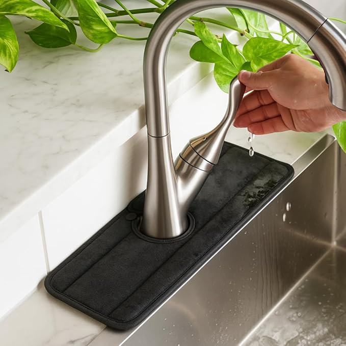 The Original Ternal Sinkmat Drip Catcher & Splash Guard, Faucet Mat