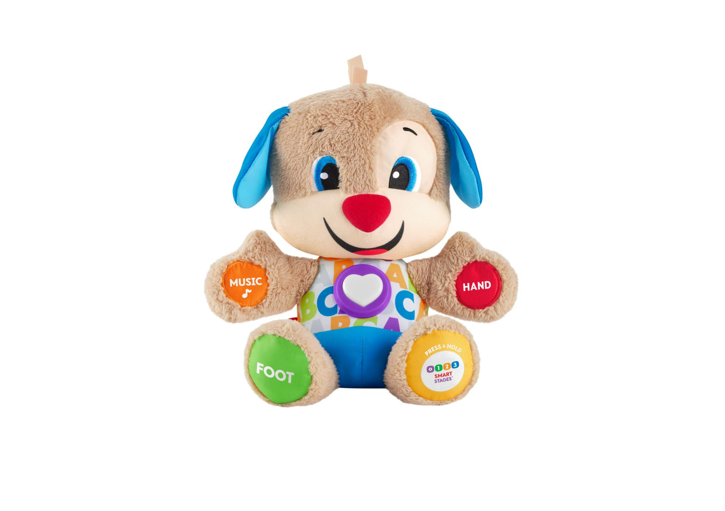 Fisher-Price Laugh & Learn Smart Stages Puppy | Interactive Baby Toys 6 to 36 Months | Educational Toys for 1 Year Old Girls and Boys with Music and Lights | Sound Toys | UK English Version, FPM43