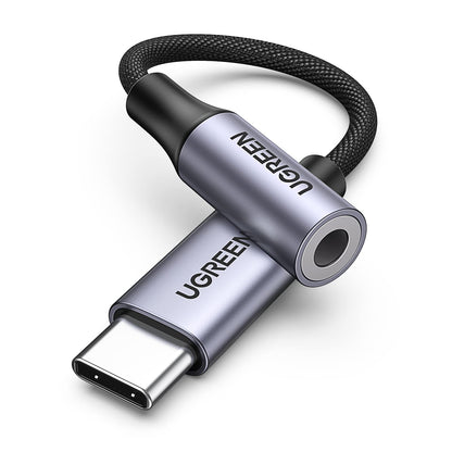 UGREEN USB C to 3.5mm Jack DAC Hi-Fi Stereo Audio Type C Aux Headphone Adapter Compatible with iPhone 17 Pro Max/16/15 Galaxy S25 Ultra S24 S23 A55 A56 2025 iPad Air/Pro/Mini Pixel 10/9 (Silver)
