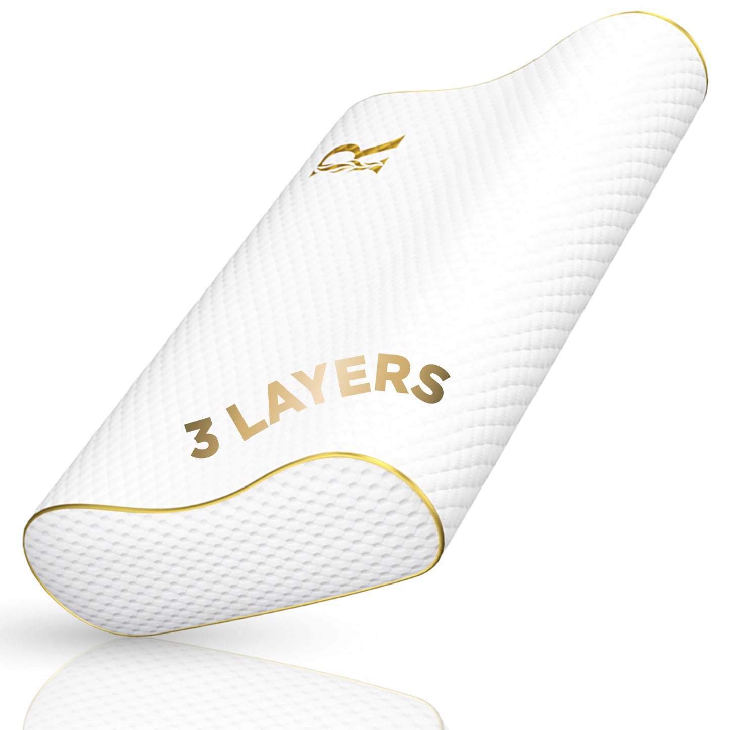 Royal Therapy Travel Memory Foam Pillow, Camping, Cervical for Pain, Contour Pillow, Shoulder Pain, Neck Pain Pillow