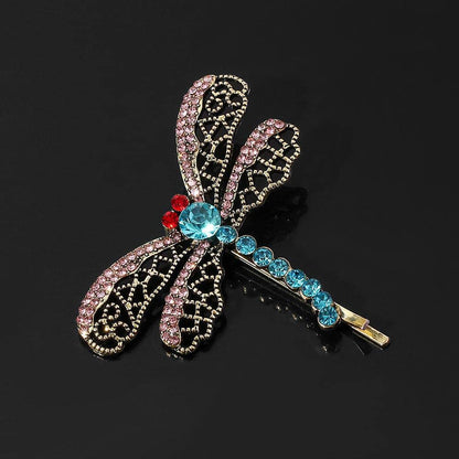 Mullike Croaline Key Pendant Necklace Seeing Stone Necklace Dragonfly Hair Clips Halloween Movie Props Cosplay Costume for Women Men (3PCS)
