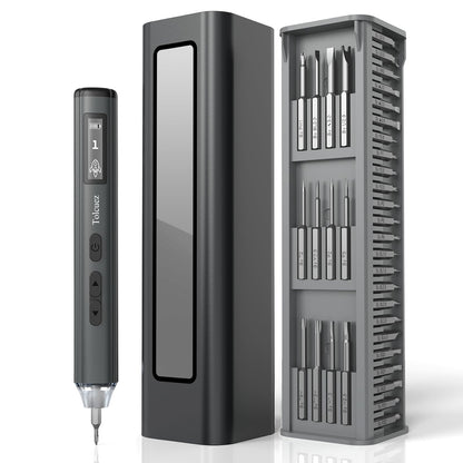 Mini Electric Screwdriver Set,Max 0.5N.m Power Screwdriver,5 Torque Settings & 60 Magnetic Bits,Precision Mini Screwdriver Set,Rechargeable Repair Tool for PC,RC Car,Laptop & iPhone
