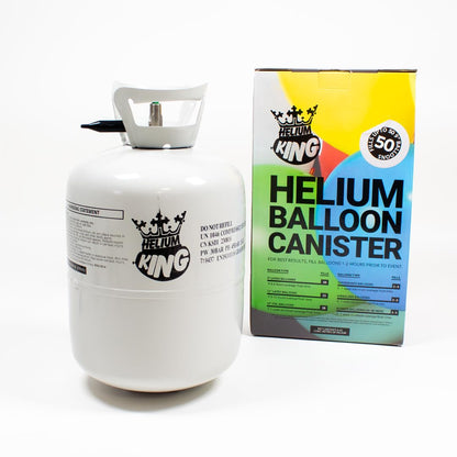 Helium King Large Helium Gas Canister - Will fill 50 9 Inch Balloons