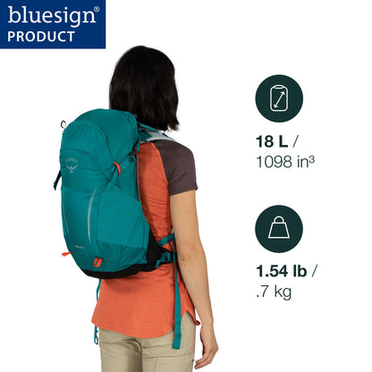 Osprey Hikelite Unisex Backpack, 18L, Pine Leaf Green, O/S