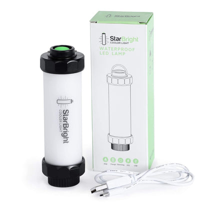 Beast Cooler Accessories Rechargeable Cooler Light Compatible with Yeti, Igloo Cooler, RTIC, Coleman - 5.3x1.6 in Waterproof LED Light Up Cooler Accessory - USB Charging - Camping Accessories - White