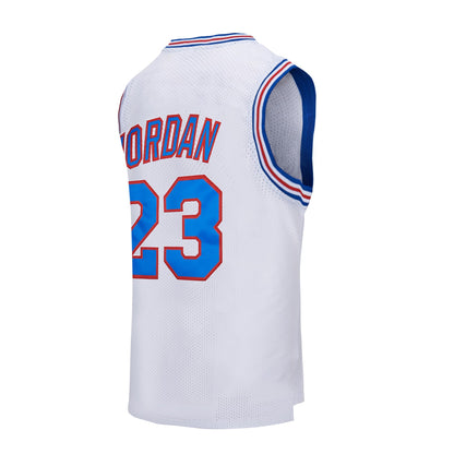 CAIYOO #23 Youth Basketball Jersey for Kids Fit Age 5-18 Boys Shirts (White, Small)