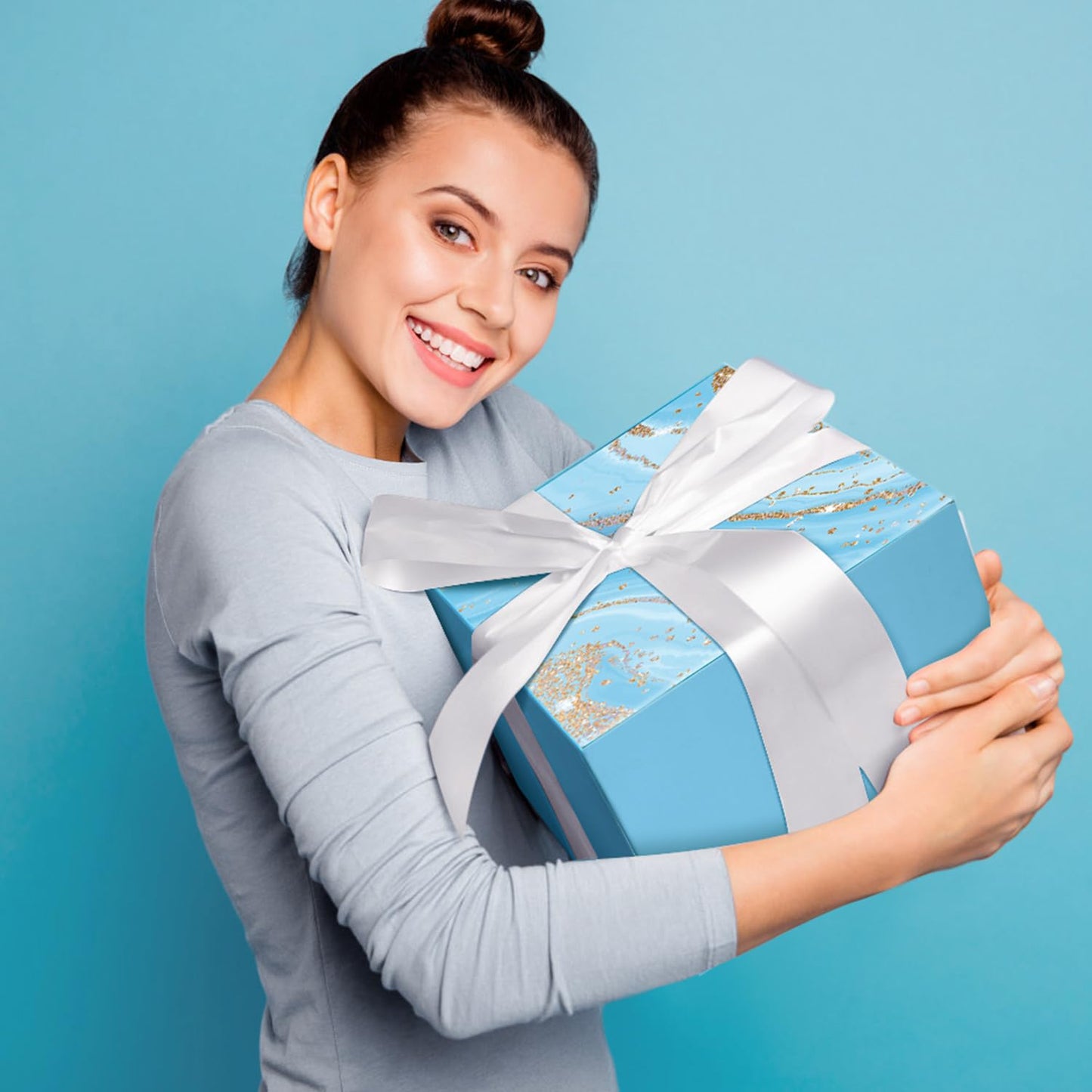 Self Care Get Well Soon Gifts for Women, Luxury Ocean Spa Gift Basket with Flannel Blanket - Unique Birthday Valentines Mother's Day Christmas Gifts for Mom Wife Girlfriend Best Friend Sister Her