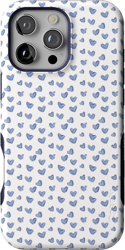 Casely iPhone 16 Pro Case | Fit Check | Neutral Checkerboard | Compatible with MagSafe | Bold Protective Design