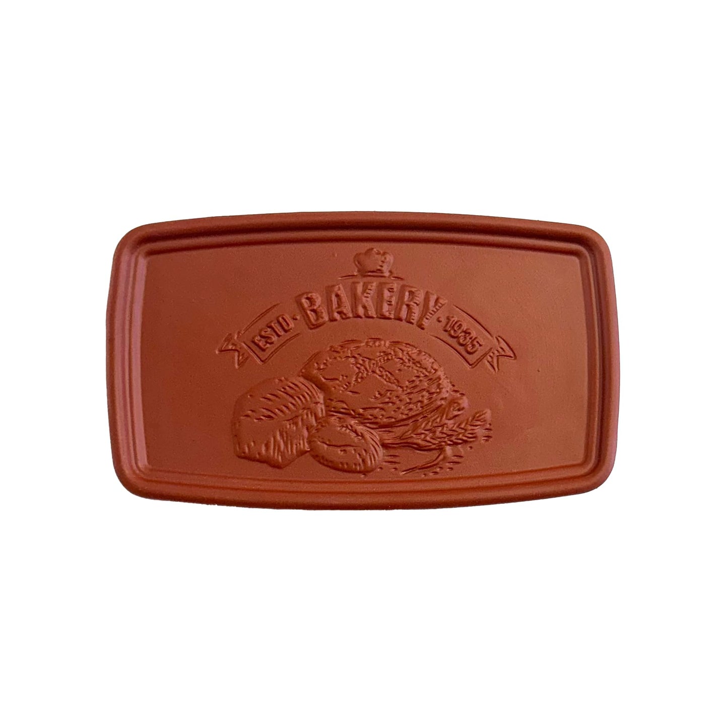 Fox Run Bread Warmer, 100% Terracotta Bread Warming Stone, Microwave & Oven Safe