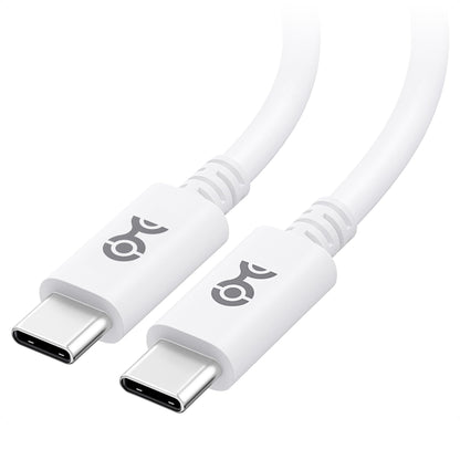 Cable Matters [USB-IF Certified] 240W USB C Cable - 6.6ft, Up to [240W Charging, 480Mbps], No Video Support, USBC Charger Cable/USBC Charging Cord for MacBook/iPad Pro/XPS/Surface Pro, White
