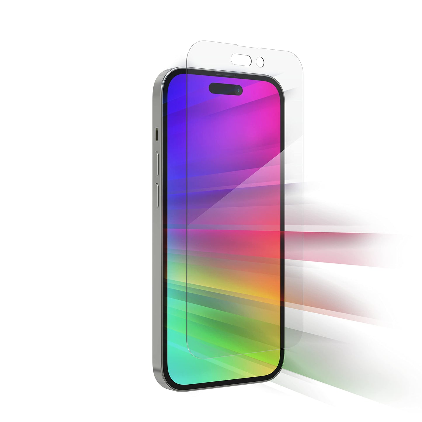 ZAGG Glass Elite Screen Protector for iPhone 16 Pro - 5X Stronger, Reinforced Edges, Ultra-Strong Tempered Glass, Scratch Resistant, Anti-Smudge, Easy Installation, InvisibleShield, Eco-Friendly