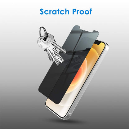JETech Privacy Screen Protector for iPhone 11 and iPhone XR 6.1-Inch, Anti Spy Tempered Glass Film, 2-Pack