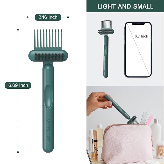 RHOS 2-in-1 Hair Brush Cleaner and Remover Tool