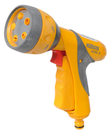 HOZELOCK - Multi-Jet Spray Gun Plus : Ideal for Daily or Intensive Use, Multi-task Gun, Ergonomic, Easy-to-use, Lockable and Flow-controlled: 6 Spray Patterns [2684P0000]