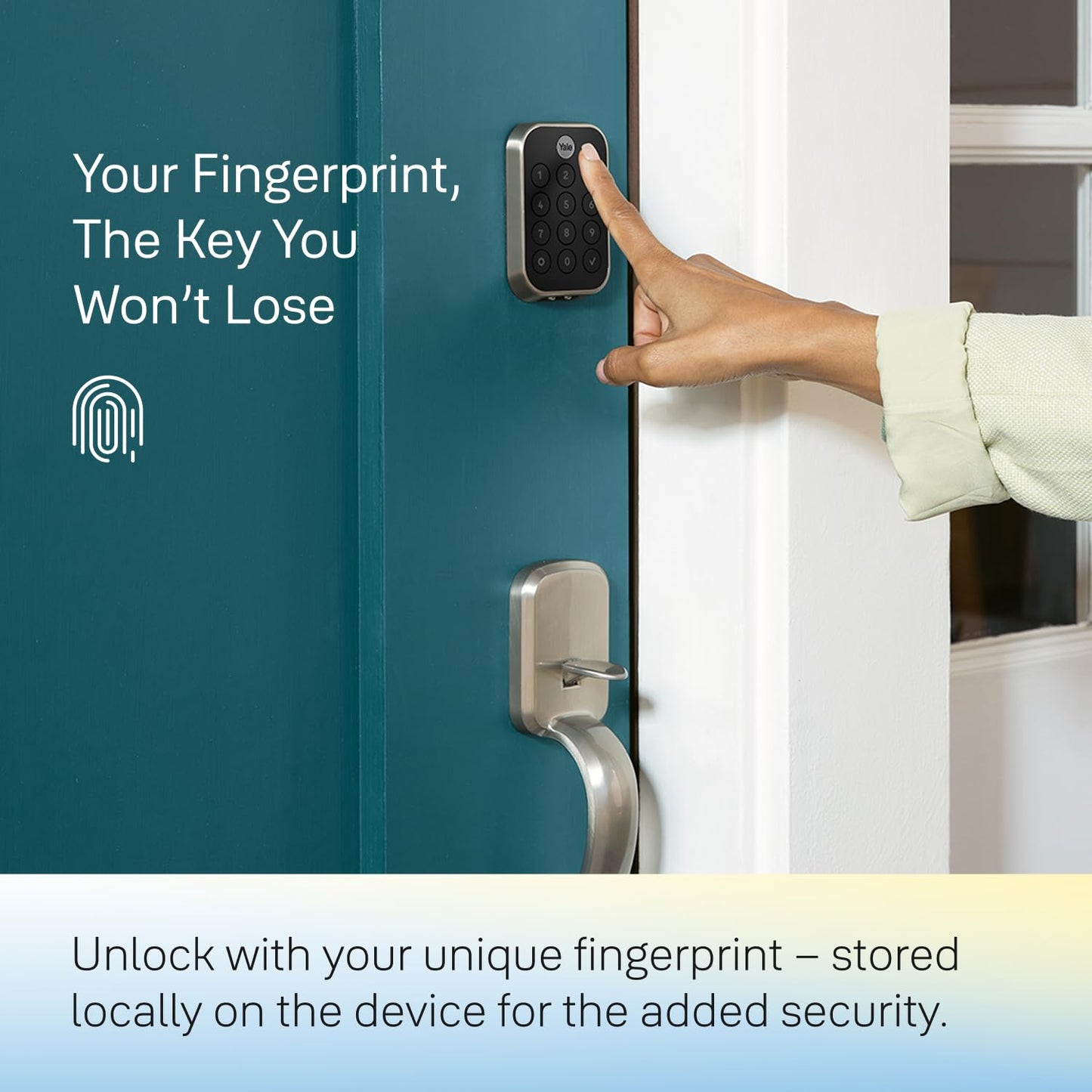 Yale Assure Lock 2 Touch Deadbolt, Oil Rubbed Bronze Smart Keyless Entry Door Lock with Wi-Fi Connected Touch Keypad and Fingerprint Scanner, YRD450-F-WF1-0BP