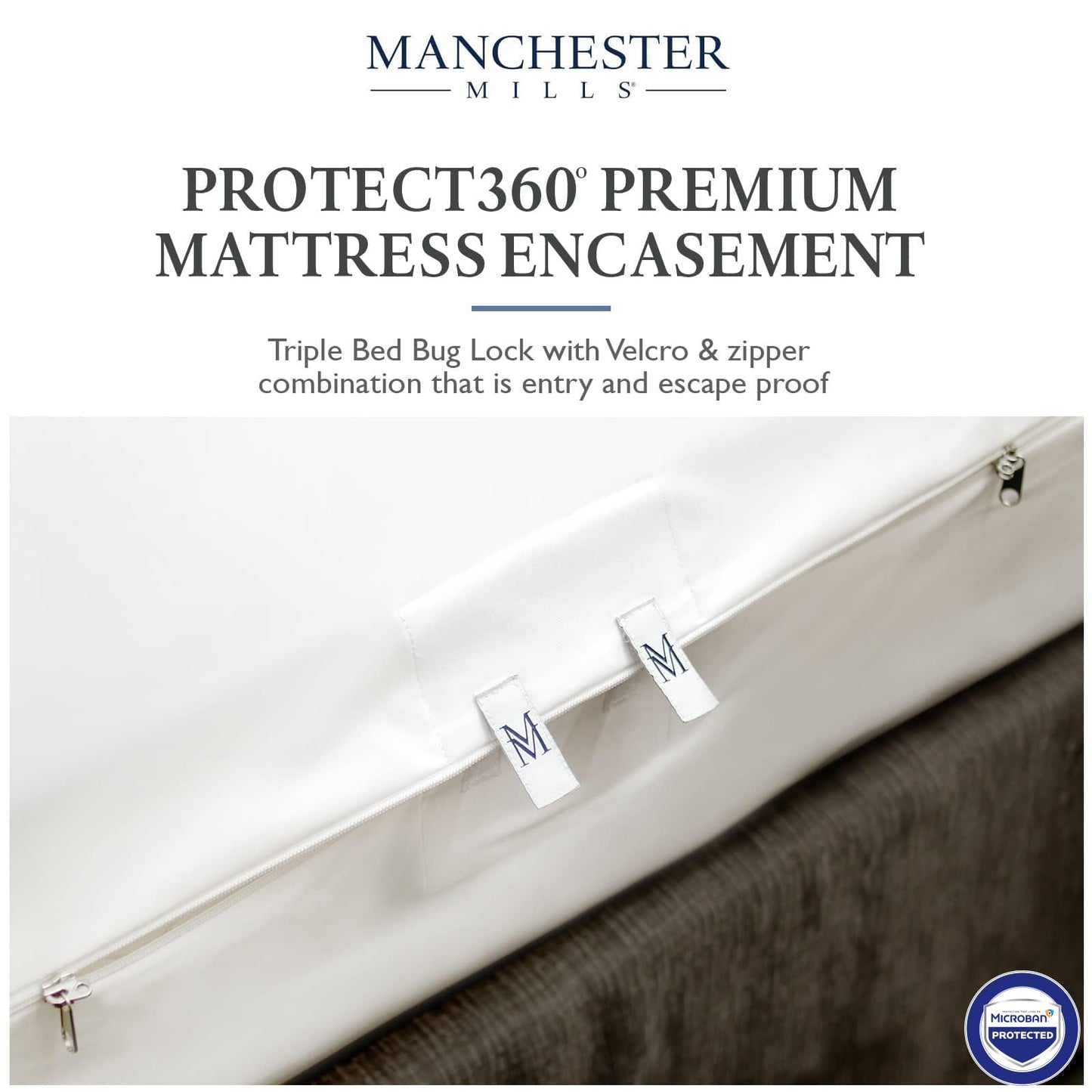 Manchester Mills Mattress Encasements and Protectors (Queen (U.S. Standard))