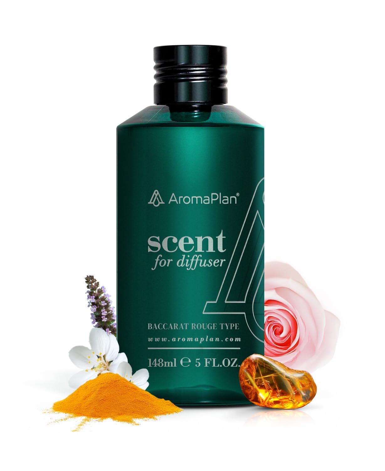 AromaPlan Hotel Scents Santal 5 Fl Oz (148ml), Home Luxury Aroma & Hotel Fragrance Diffuser Oil- Hotel Diffuser Oil for Aromatherapy- USA Made, Bigger Bottle, Bolder Aroma & Longer Lasting