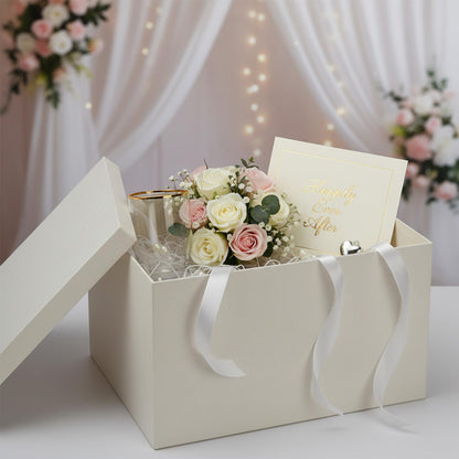 YINUOYOUJIA Extra Large Gift Box,17x11x11 Inches White Gift Boxes with Lids for Presents,11-inch Deep Gift Box for Wrapping Gifts.Ideal for Birthday,Weddings,Anniversary,Christmas or Business.