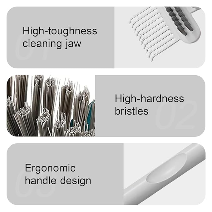 RHOS 2-in-1 Hair Brush Cleaning Tool
