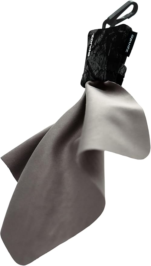 SPUDZ Ultra Microfiber Lens Cleaner – Closable Pouch, Washable –