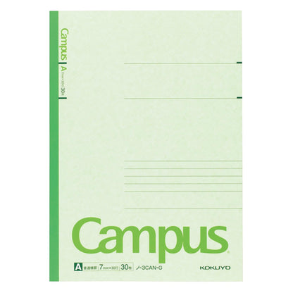KOKUYO [SET of 5] Campus Notepad Memo Book 30 Pages A-rules 7mm Semi-B5 with 5 Colors from Japan