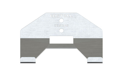 Kestrel Designs Vinyl Record Floating Shelf Wall Display, Stainless Steel Album Record Holder Display, Floating Shelves for Wall, Magazine Shelf, Kids Bookshelf, for Bedroom, Living Room, etc. 4 Pack