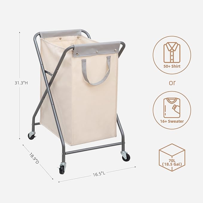 STORAGE MANIAC Collapsible Laundry Hamper