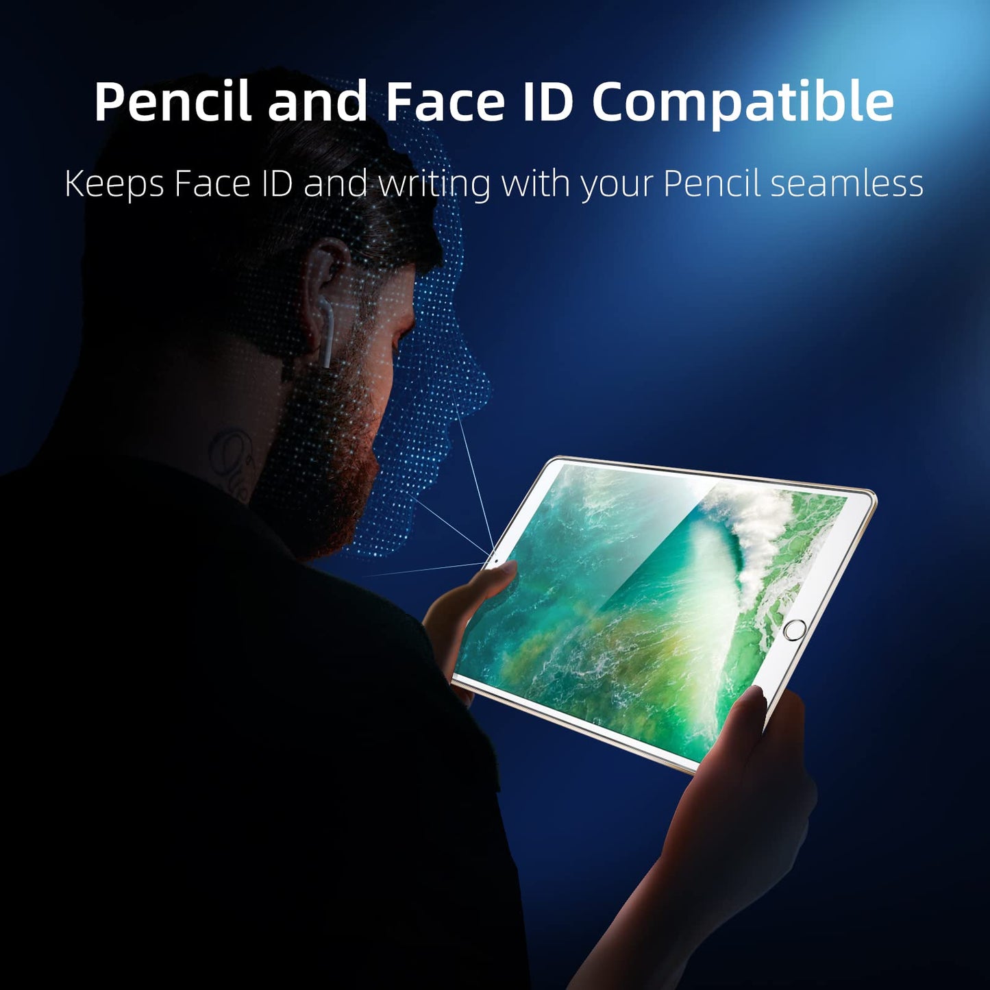 NEW'C 2 Pack Designed for iPad (A16) 11th Generation 2025, iPad 10th Generation 10.9 inches 2022 Screen Protector Tempered Glass, Bubble Free, Ultra Resistant (Easy Installation Frame)