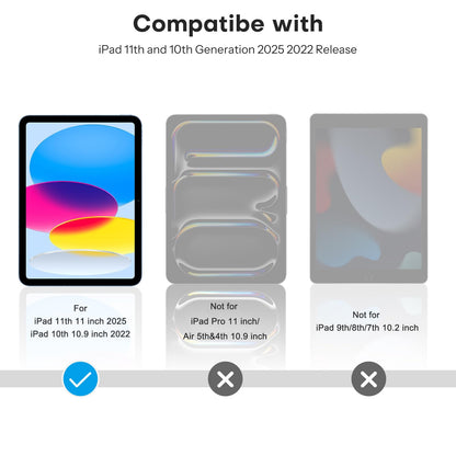 OMOTON Screen Protector for iPad Air 5th 4th Generation (Air 5/4, 10.9 Inch, 2022/2020) iPad Pro 11 Inch (2022/2021/2020/2019) Tablet - Tempered Glass, Case Friendly, Apple Pencil Compatible, 2 Pack