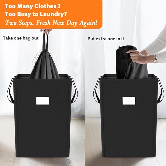 MCleanPin 225L Laundry Hamper Collapsible Laundry Basket
