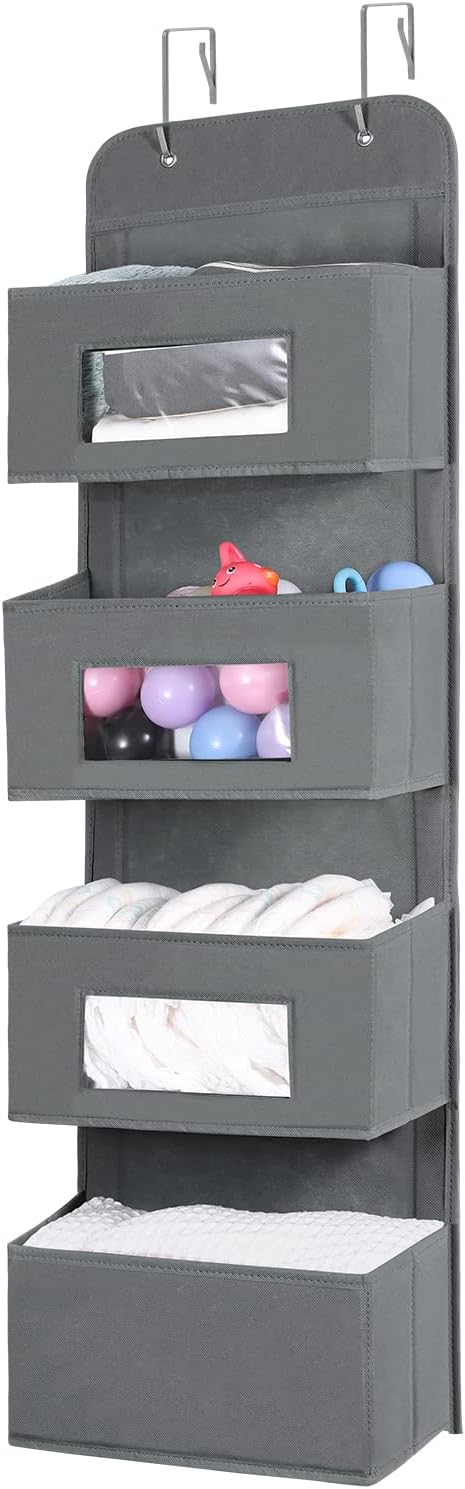 MAX Houser 4-Shelf Over The Door Hanging Organizer