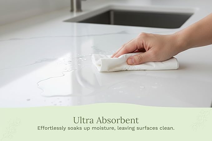 Organic Cotton Flour Sack Kitchen Towels