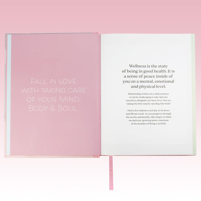 Navkejon 365 Day Wellness Journal, Daily Prompts Guided Notebook for Personal Growth Self Care Mindfulness Discovery Thoughtful Diary