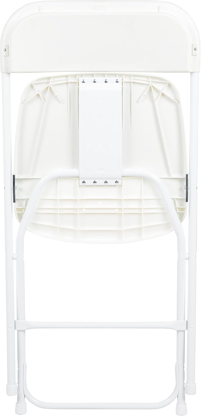 Flash Furniture Hercules Series Plastic Folding Chair - White - 20 Pack 650LB Weight Capacity Comfortable Event Chair-Lightweight Folding Chair